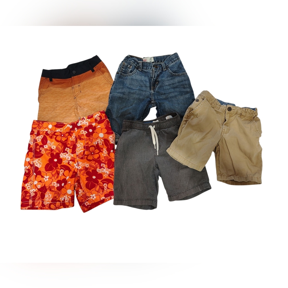 Boys Shorts Lot Size 7–8 Old Navy Cat & Jack GAP Art Class Levis Denim